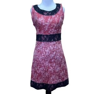 Grifflin Paris Red & Black Sleeveless Dress New with Tags Size Large